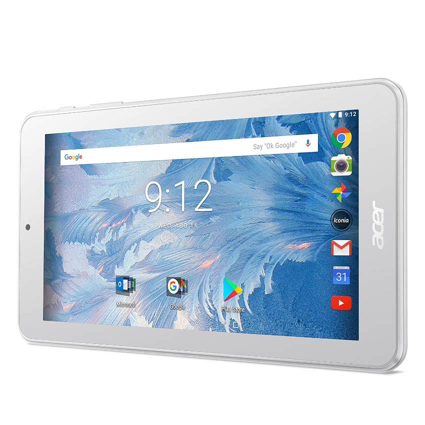 Acer Iconia One 7 B1-7A0 White Front View 4