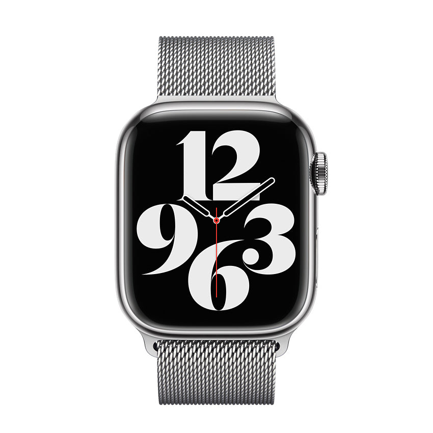 Apple Watch 40mm Milanese Loop Band Silver - 3