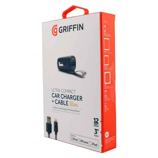 Griffin Ultra-Compact Car Charger & Cable 3