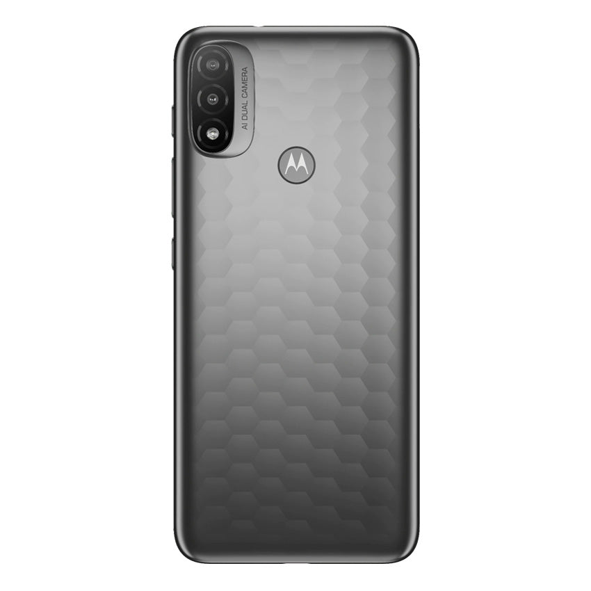 Motorola Moto E20 Graphite Grey back view