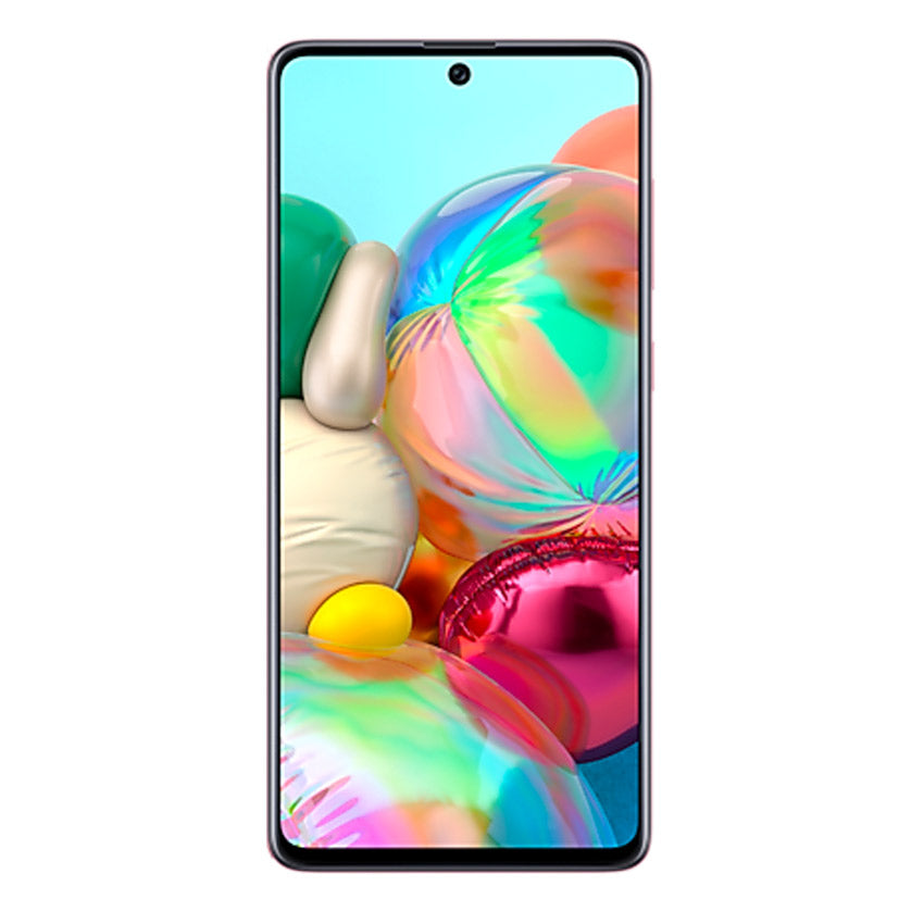 Samsung Galaxy A71 Duos Prism Crush Pink Front - Fonez-Keywords : MacBook - Fonez.ie - laptop- Tablet - Sim free - Unlock - Phones - iphone - android - macbook pro - apple macbook- fonez -samsung - samsung book-sale - best price - deal