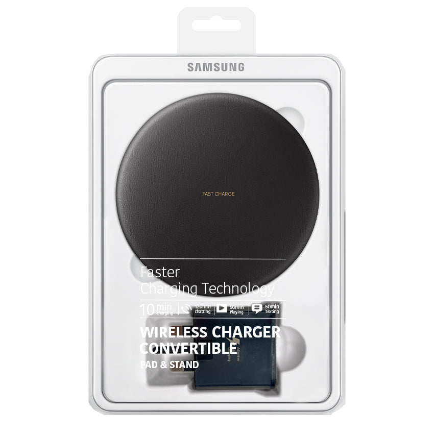 Samsung Qi Wireless Charger Convertible Black box