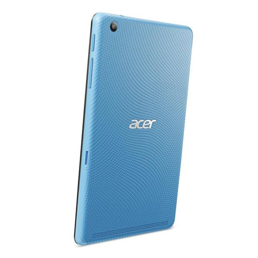 Acer Iconia One 7inch 16GB Wi-Fi blue back side view- Fonez-Keywords : MacBook - Fonez.ie - laptop- Tablet - Sim free - Unlock - Phones - iphone - android - macbook pro - apple macbook- fonez -samsung - samsung book-sale - best price - deal