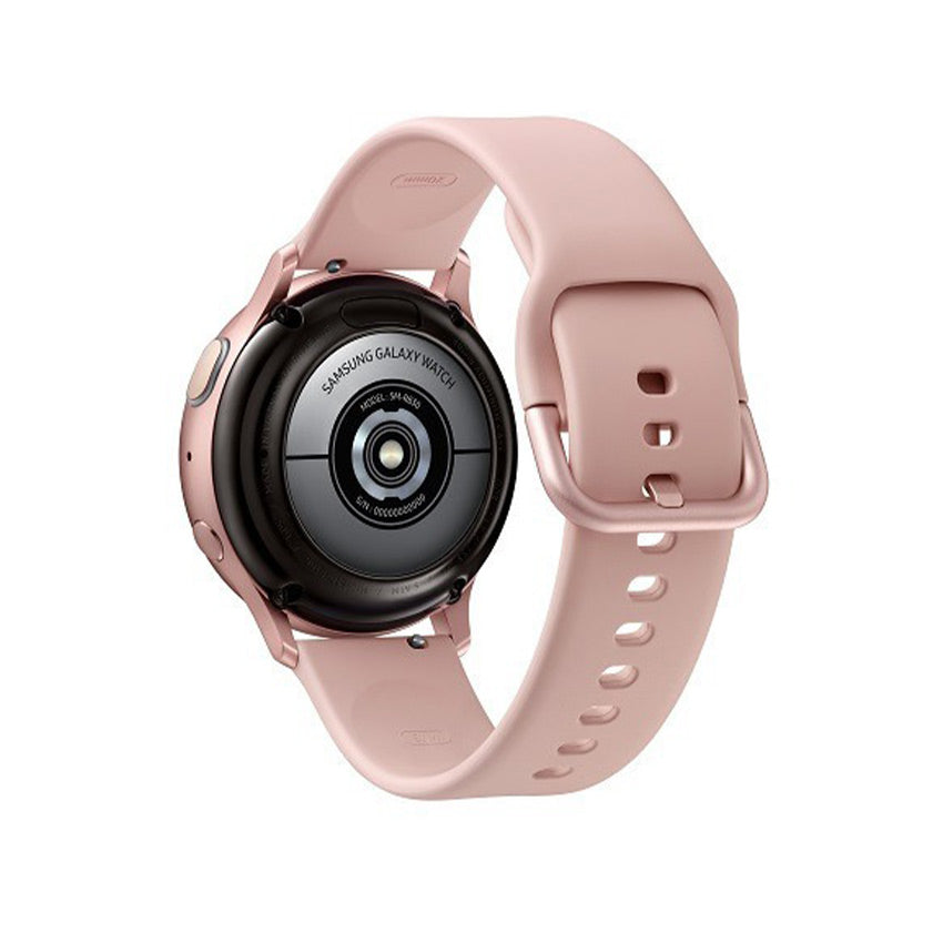 samsung galaxy watch active 2 44mm rose gold back side view Fonez