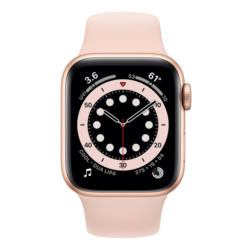 Apple Watch Series 6 GPS 44mm gold front view - Fonez