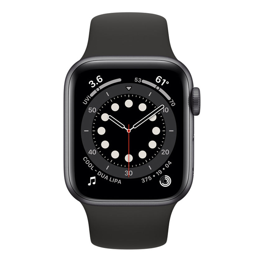 Apple Watch Series 6 GPS 40mm space grey front view - Fonez